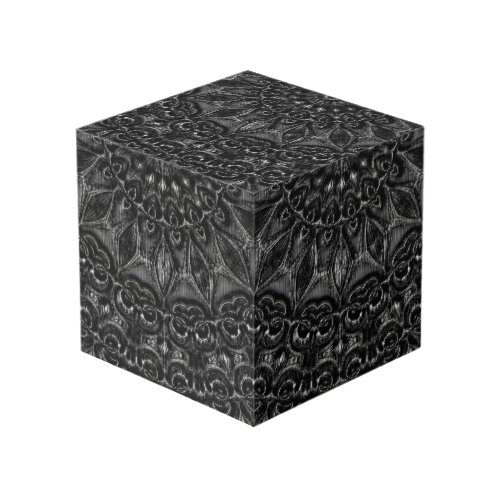 Charcoal Mandala  Cube