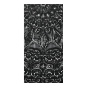 Charcoal Mandala Door Sign