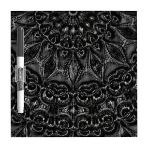 Charcoal Mandala Dry Erase Board