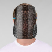 Charcoal Mandala  Face Shield (Insitu)