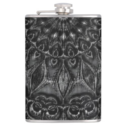 Charcoal Mandala  Flask