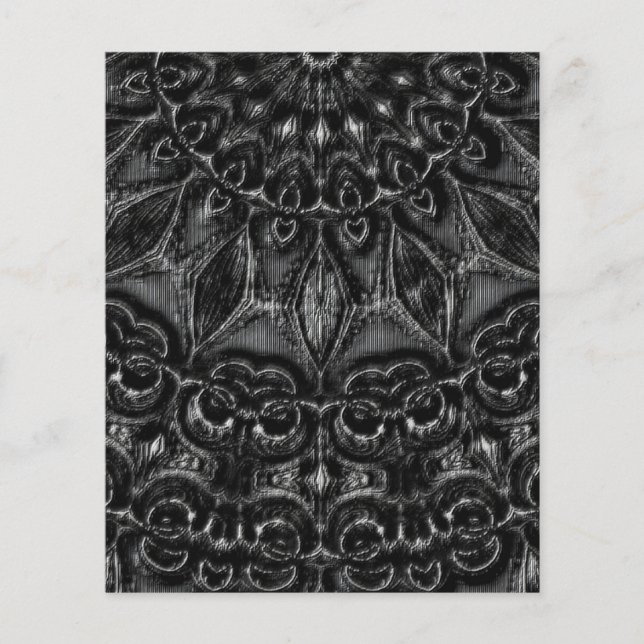 Charcoal Mandala  Flyer (Front)