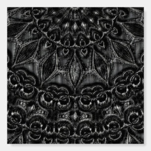 Charcoal Mandala Foam Board