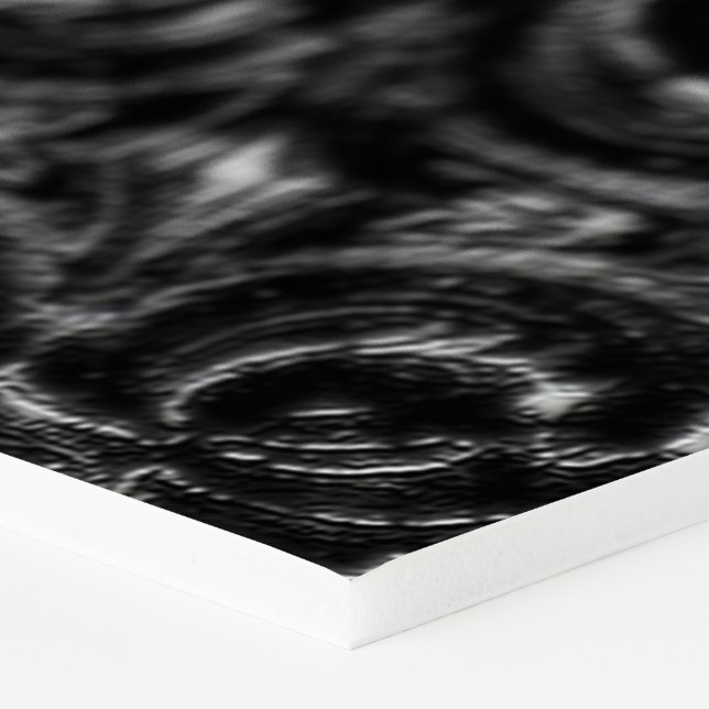 Charcoal Mandala  Foam Board (Corner)