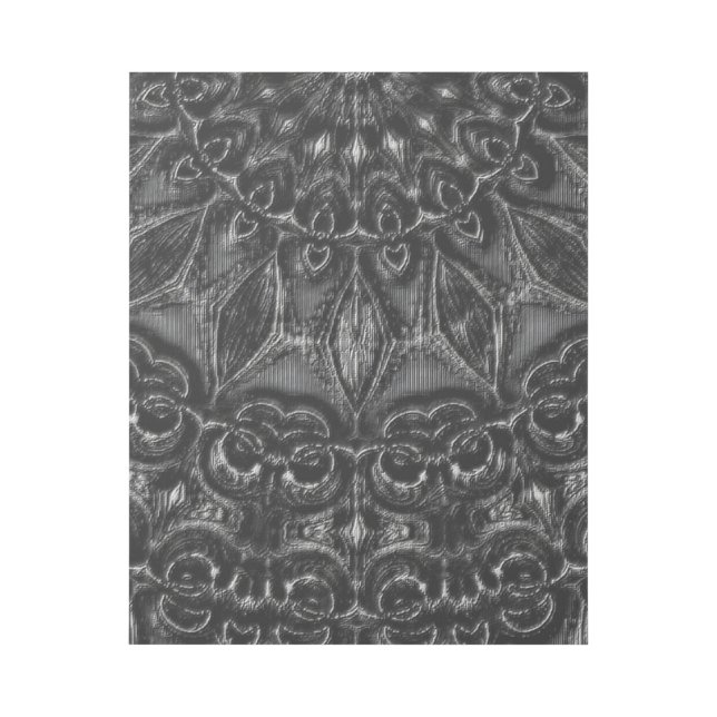 Charcoal Mandala  Gallery Wrap (Front)