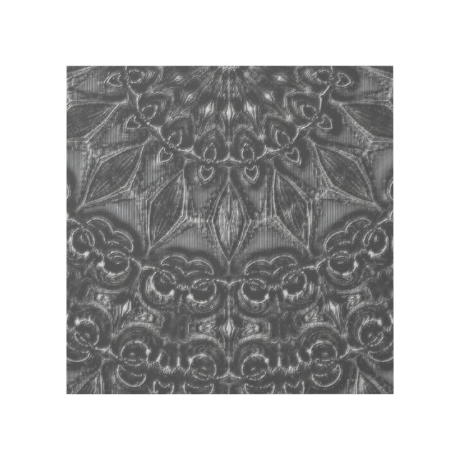 Charcoal Mandala  Gallery Wrap (Front)