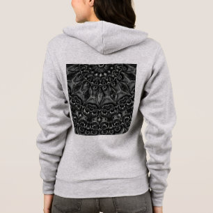 Charcoal Mandala Hoodie
