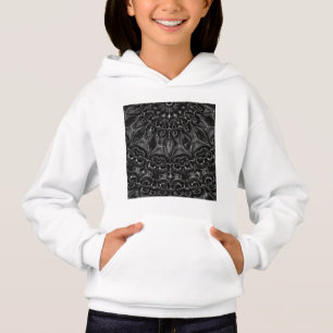 Charcoal Mandala  Hoodie