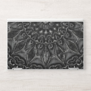 Charcoal Mandala HP Laptop Skin