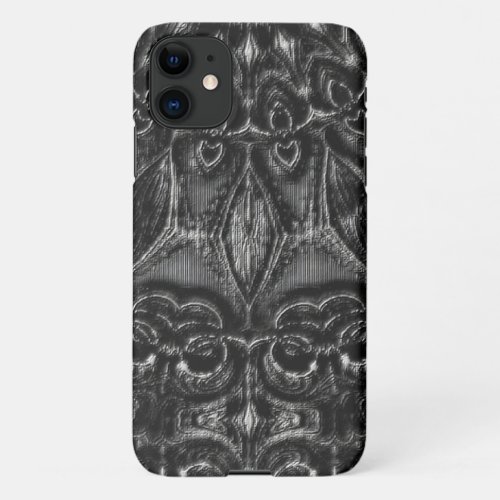 Charcoal Mandala  iPhone 11 Case