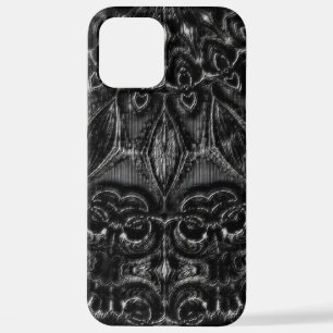 Charcoal Mandala  iPhone 12 Pro Max Case