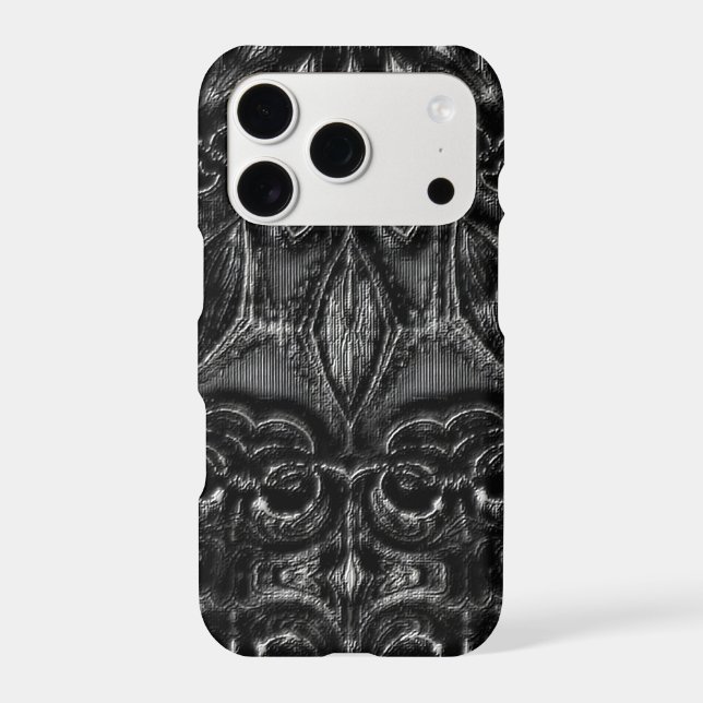 Charcoal Mandala  Iphone Case (Back)