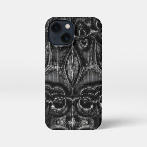 Charcoal Mandala  iPhone 13 Mini Case