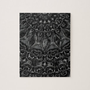 Charcoal Mandala  Jigsaw Puzzle
