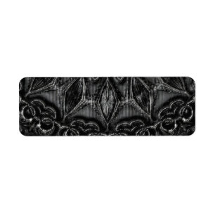 Charcoal Mandala Label