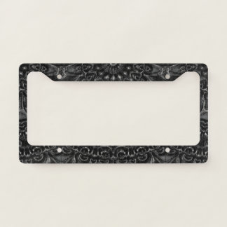 Charcoal Mandala License Plate Frame