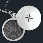 Charcoal Mandala    Locket Necklace<br><div class="desc">Thank you for checking out my design. Follow my art on Instagram @MRNStudios or ko-fi.com/mrnstudios</div>