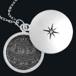 Charcoal Mandala    Locket Necklace<br><div class="desc">Thank you for checking out my design. Follow my art on Instagram @MRNStudios or ko-fi.com/mrnstudios</div>