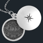 Charcoal Mandala    Locket Necklace<br><div class="desc">Thank you for checking out my design. Follow my art on Instagram @MRNStudios or ko-fi.com/mrnstudios</div>