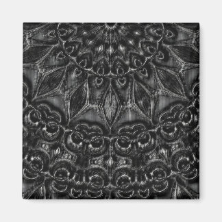 Charcoal Mandala  Magnet