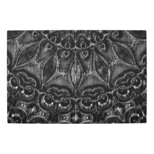 Charcoal Mandala  Metal Print