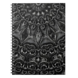 Charcoal Mandala  Notebook