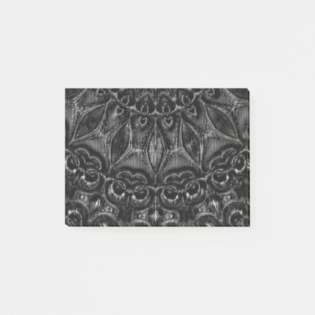 Charcoal Mandala  Notes (Front)