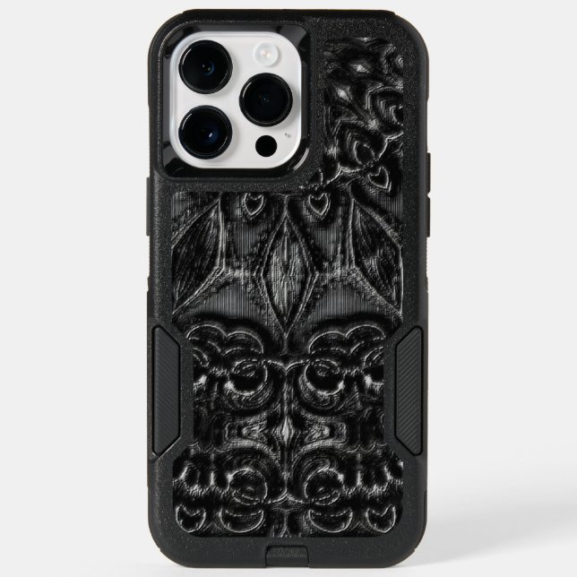 Charcoal Mandala  Otterbox iPhone Case (Back)