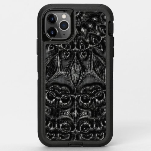 Charcoal Mandala  OtterBox Defender iPhone 11 Pro Max Case