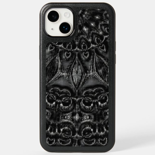 Charcoal Mandala  Otterbox iPhone Case (Back)