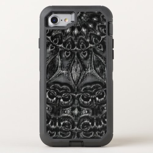 Charcoal Mandala  OtterBox Defender iPhone SE87 Case
