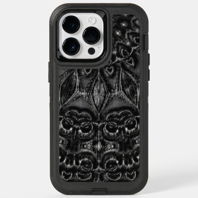 Charcoal Mandala  Otterbox iPhone Case (Back)