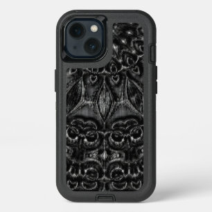 Charcoal Mandala iPhone 13 Case