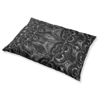 Charcoal Mandala  Pet Bed