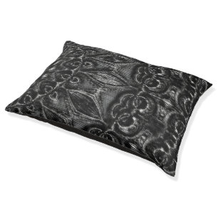 Charcoal Mandala Pet Bed