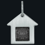 Charcoal Mandala  Pet ID Tag<br><div class="desc">Thank you for checking out my design. Follow my art on Instagram @MRNStudios or ko-fi.com/MRNStudios</div>