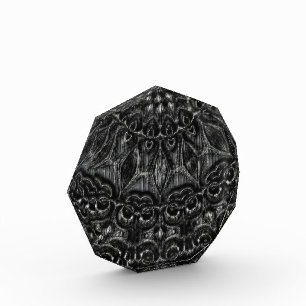 Charcoal Mandala Photo Block