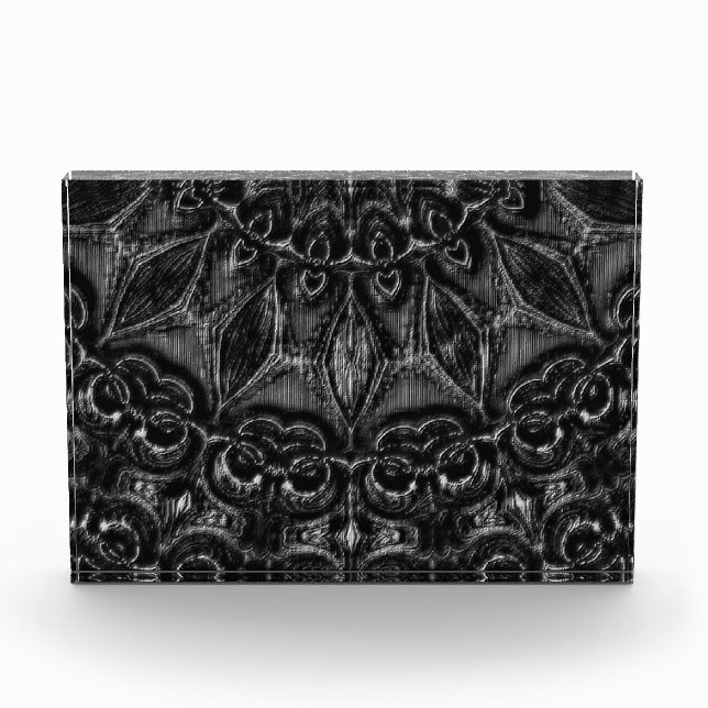 Charcoal Mandala  Photo Block (Front)