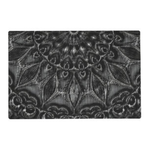 Charcoal Mandala  Placemat