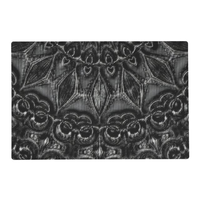 Charcoal Mandala  Placemat (Front)