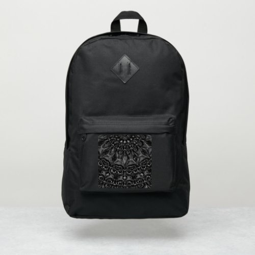 Charcoal Mandala   Port Authority Backpack