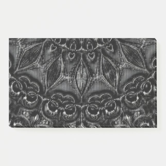 Charcoal Mandala  Post-it Notes (Front)