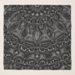 Charcoal Mandala  Scarf<br><div class="desc">Thank you for checking out my design. Follow my art on Instagram @MRNStudios or ko-fi.com/mrnstudios</div>