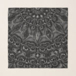 Charcoal Mandala  Scarf<br><div class="desc">Thank you for checking out my design. Follow my art on Instagram @MRNStudios or ko-fi.com/mrnstudios</div>