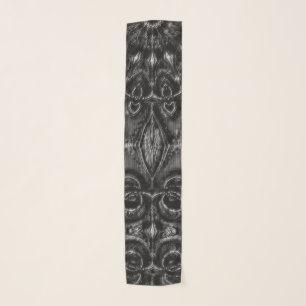 Charcoal Mandala  Scarf