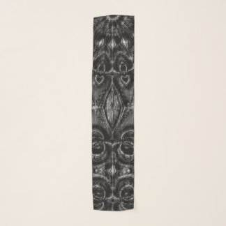 Charcoal Mandala Scarf
