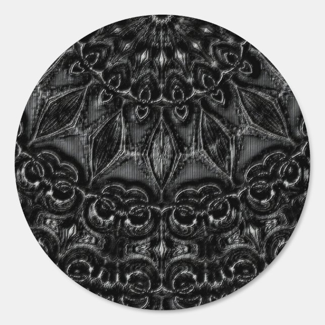Charcoal Mandala  Sign (Front)