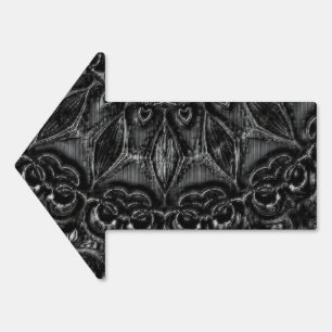 Charcoal Mandala  Sign