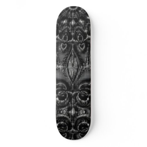 Charcoal Mandala  Skateboard
