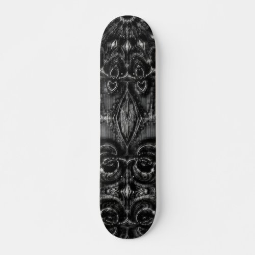 Charcoal Mandala  Skateboard